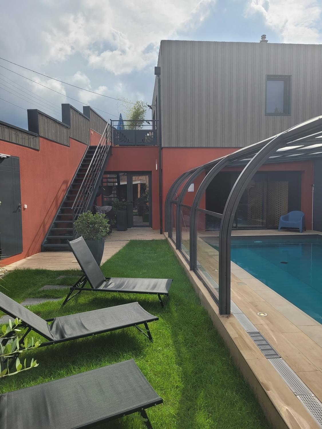 Villa Seyal - Avec Piscine - Jacuzzi - Sauna & Climatisation 勒芒 外观 照片